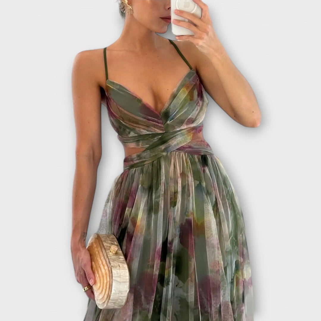 Mariselle | Mesh Maxi Dress
