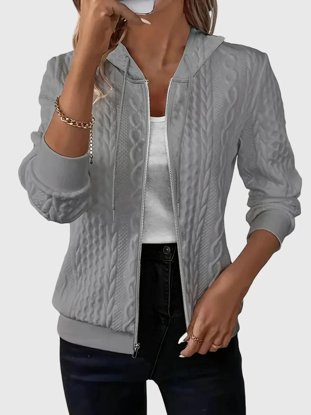 Hoodie with Zipper