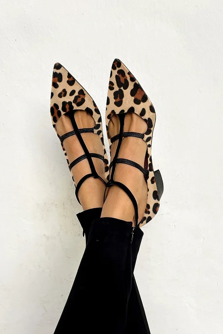 C&amp;M® | Leopard Strap Heels