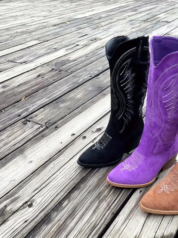 C&amp;M® | Midnight Suede Boots