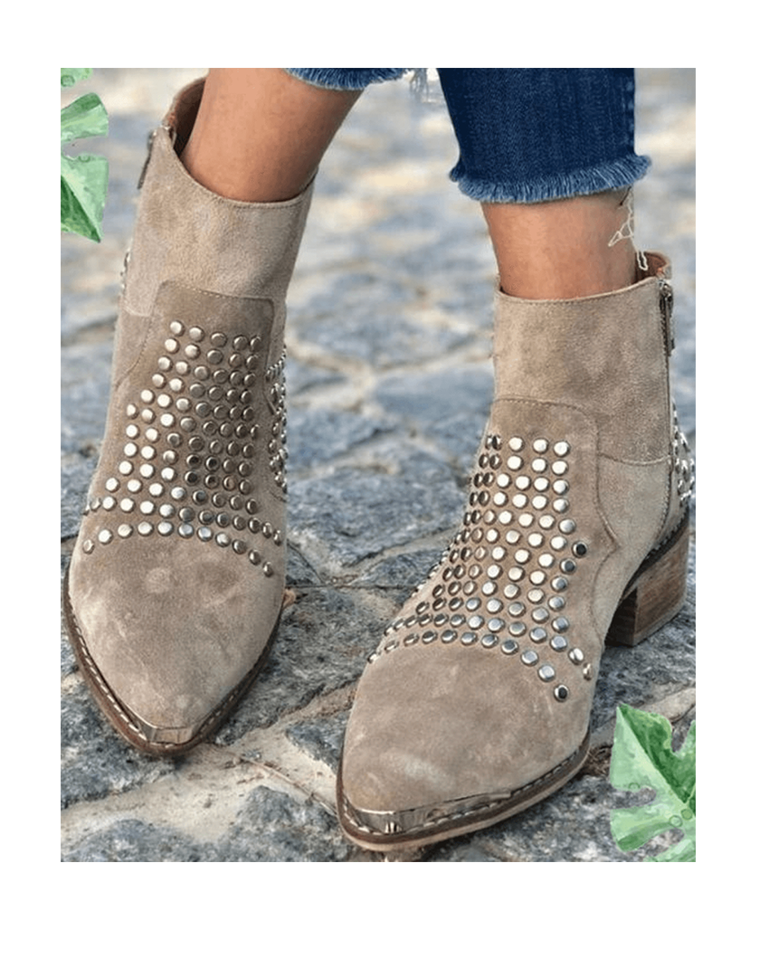 C&amp;M® | Studded Edge Boots
