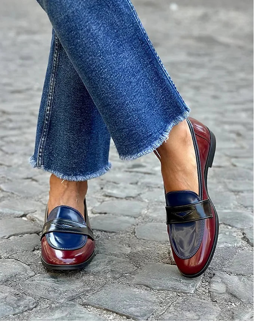 Tricolor Loafers