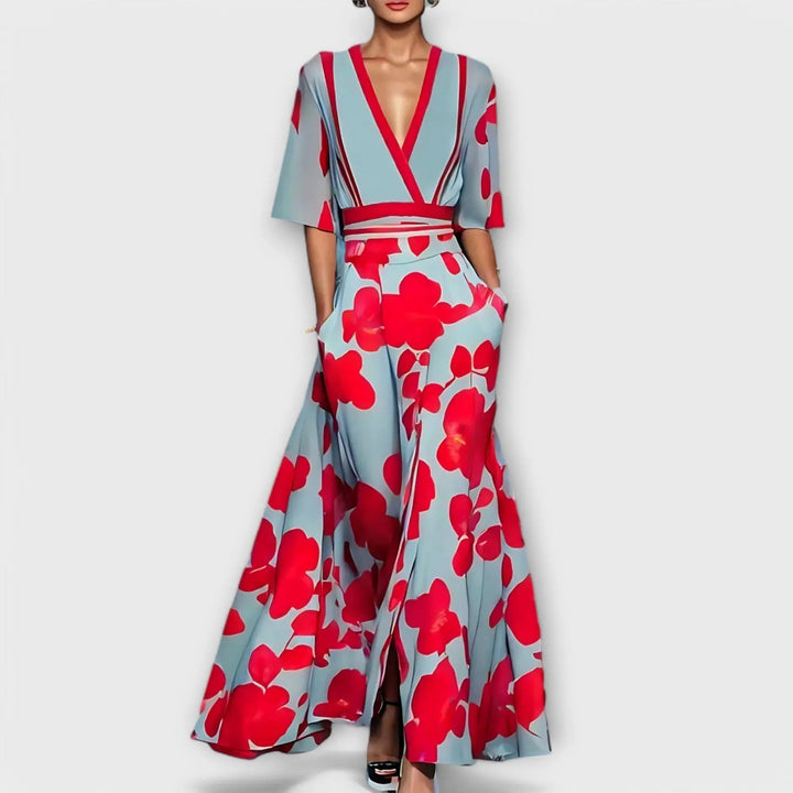 Coraline | Elegant Floral Sheath Dress