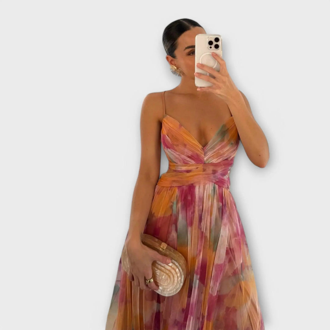 Mariselle | Mesh Maxi Dress