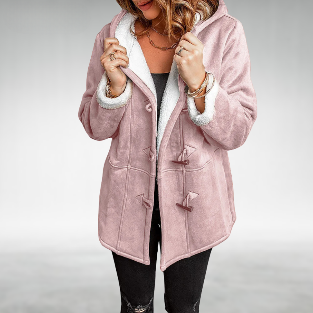Refined Fleece-Lined Winter Coat