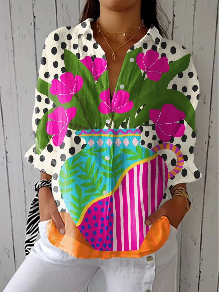 C&amp;M® | Blooming Vase Blouse