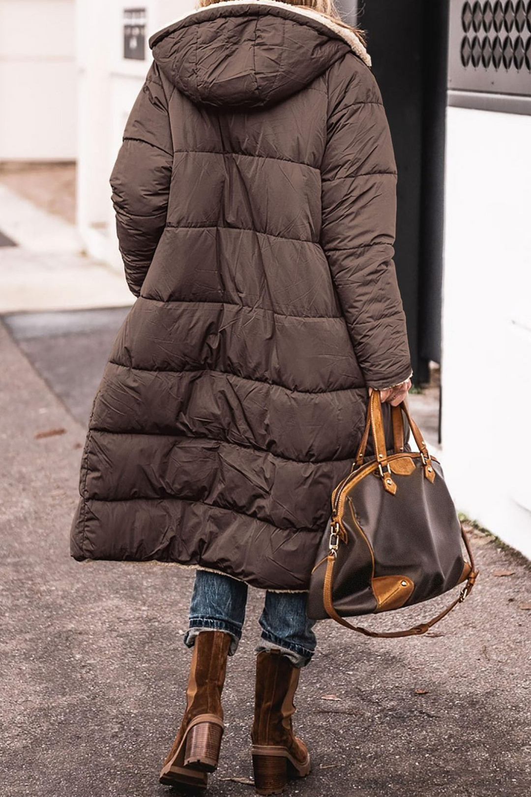 Elara | Reversible Sherpa Coat