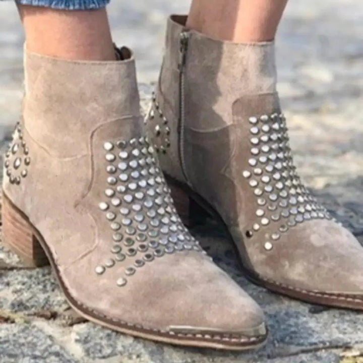 C&amp;M® | Studded Edge Boots