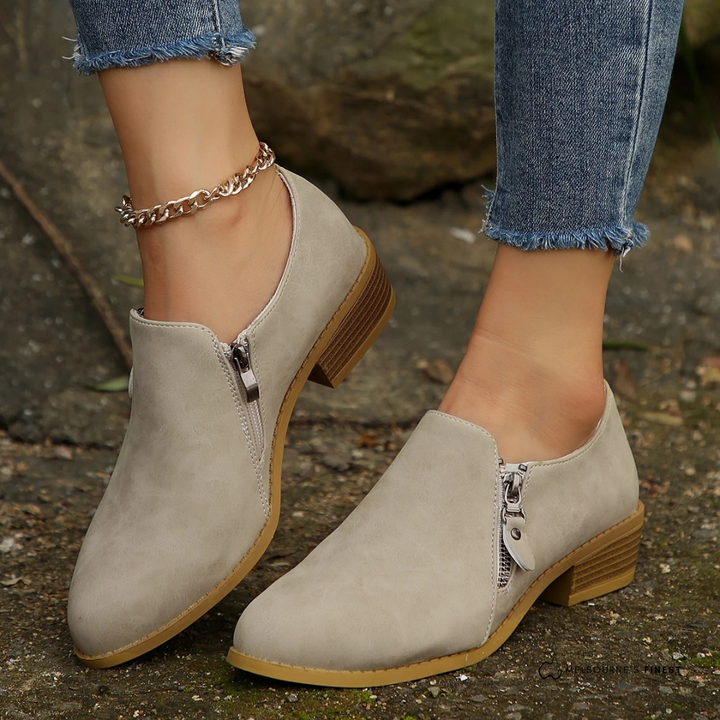 Colette | Orthoflex Zip-Up Ankle Boots