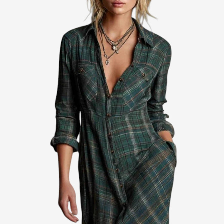 - Collared Minimalist Dress