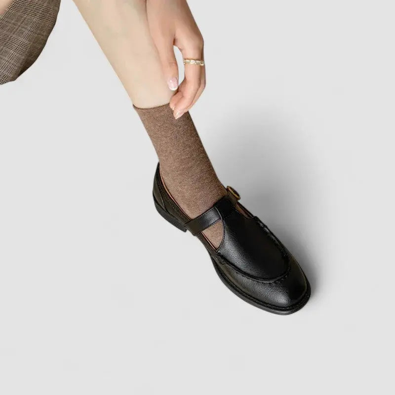 Clarisse | Orthopedic Square-Toe Mary Jane Shoes