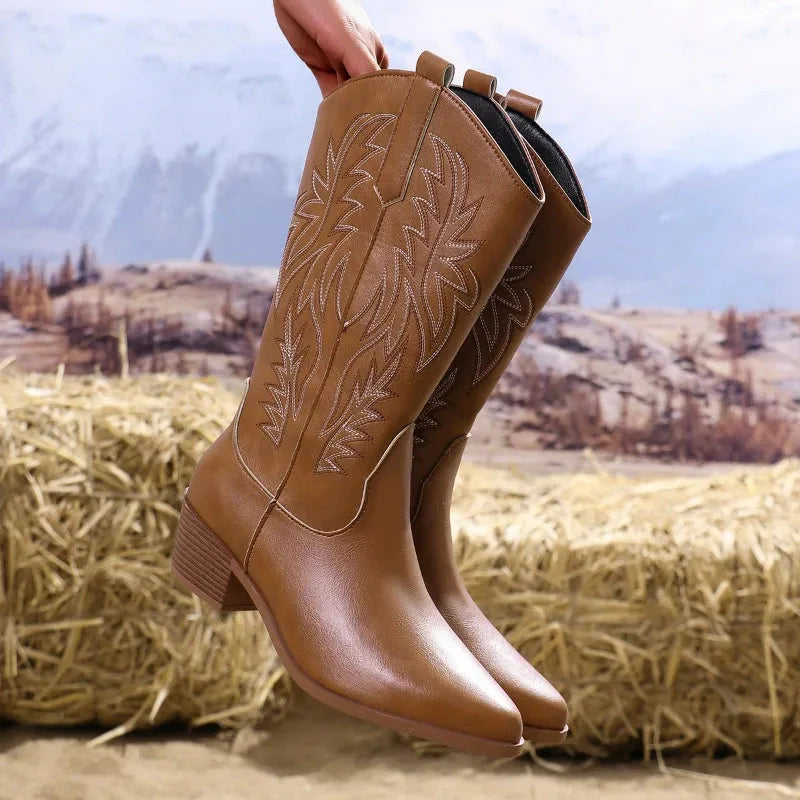 Supportive orthopedic cowboy boots