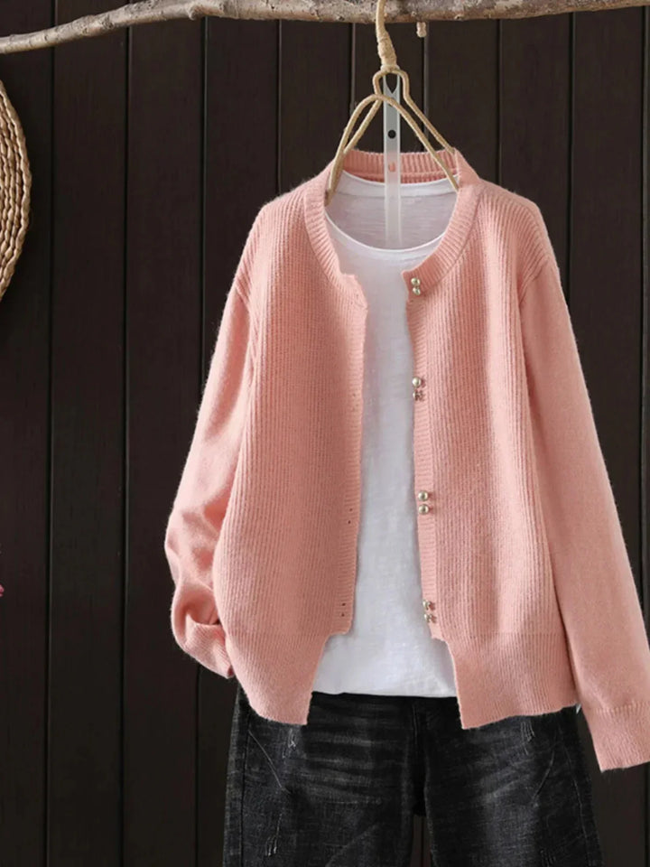 C&amp;M® | PEARL-BUTTON CARDIGAN