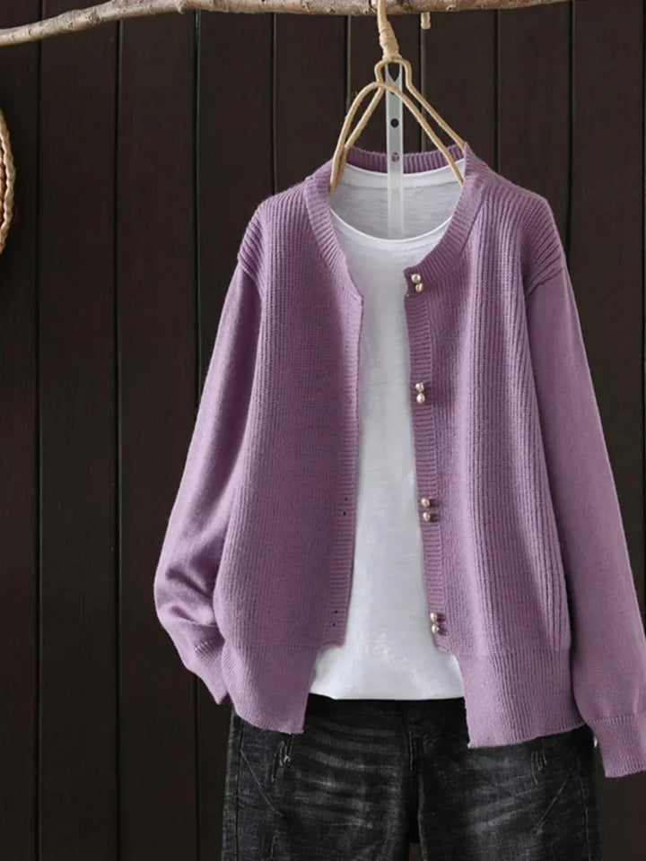 C&amp;M® | PEARL-BUTTON CARDIGAN