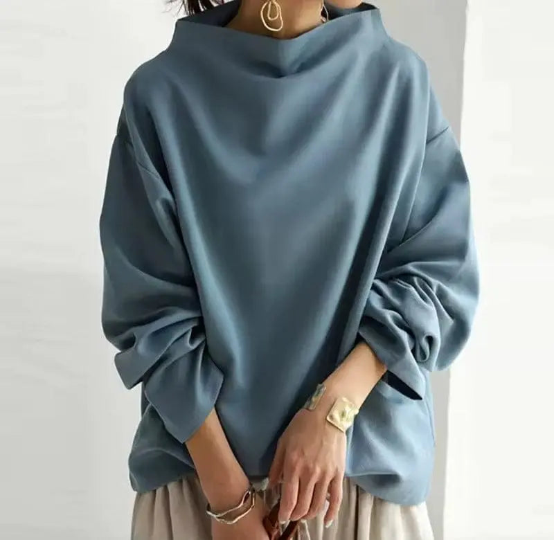 Evelina | High-Neck Knit Top