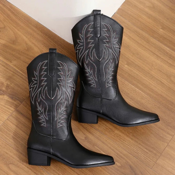 Supportive orthopedic cowboy boots
