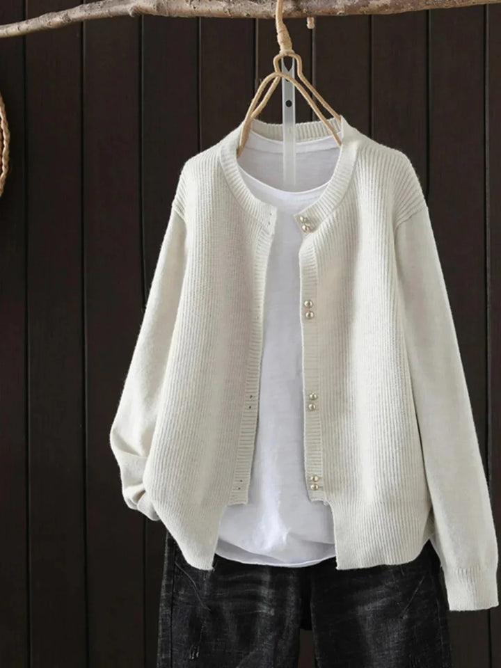 C&amp;M® | PEARL-BUTTON CARDIGAN