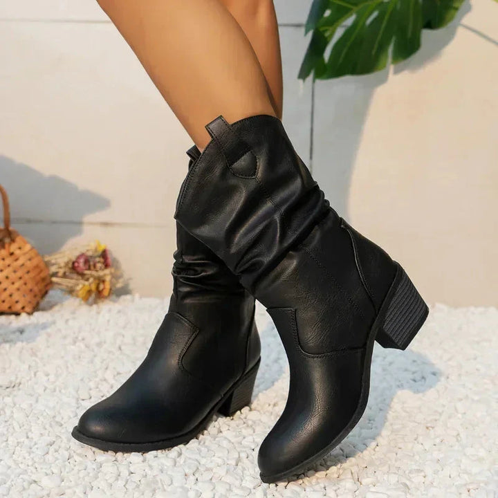 C&amp;M® | Classic Mid-Calf Western Boots