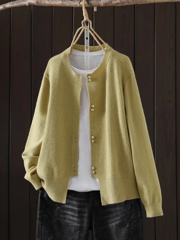 C&amp;M® | PEARL-BUTTON CARDIGAN