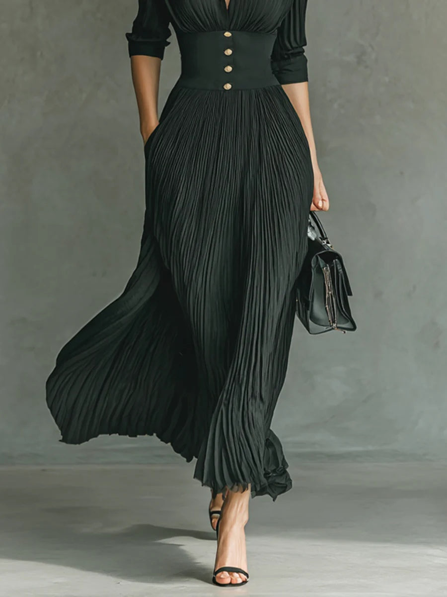 - Chic Fitted Waist Dress