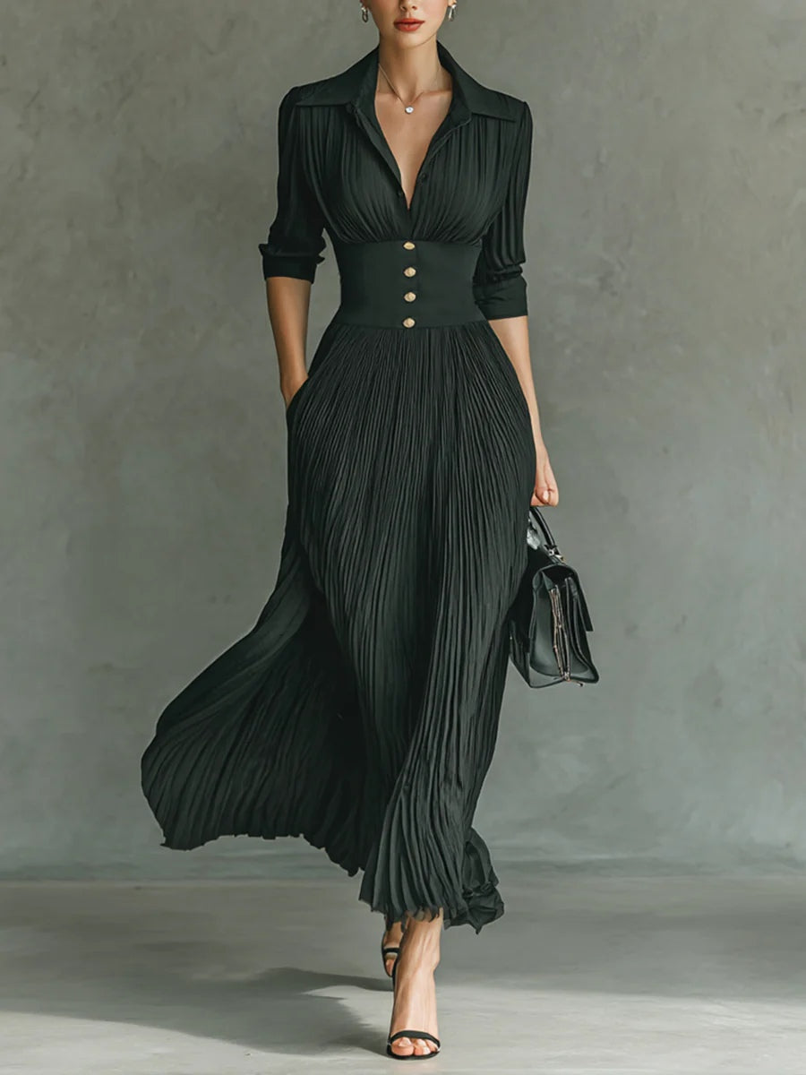 - Chic Fitted Waist Dress