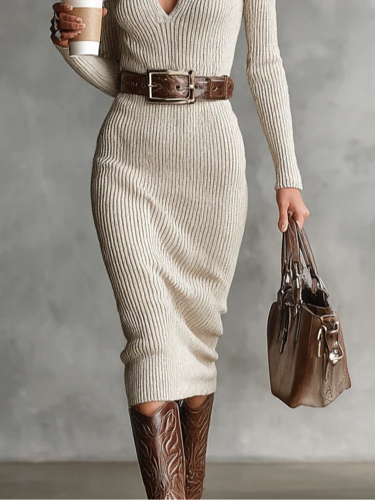 - Chic Fitted Dress