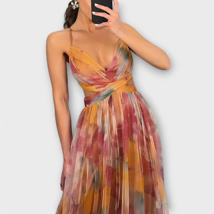 Mariselle | Mesh Maxi Dress