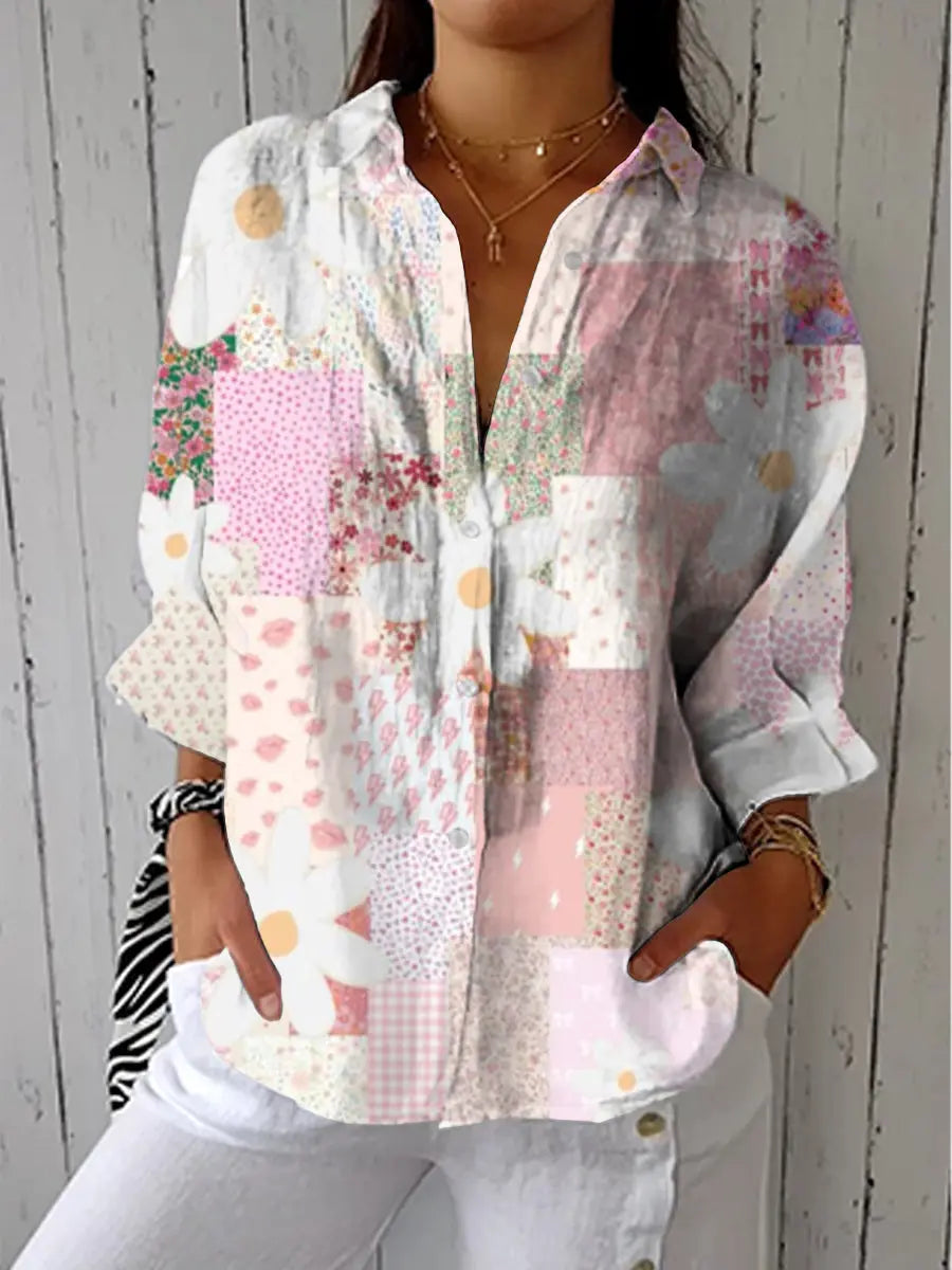 C&amp;M® | Patchwork Daisy Blouse