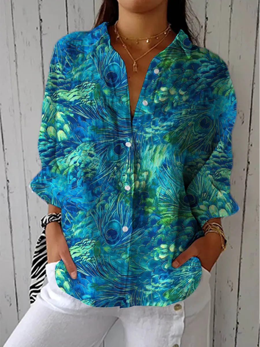 C&amp;M® | Peacock Grace Blouse