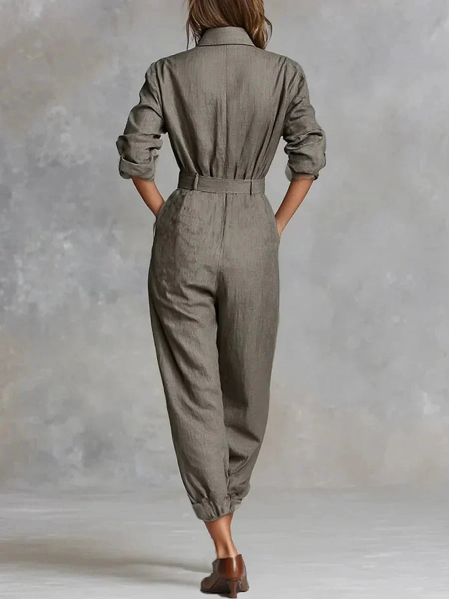 C&amp;M® | Elegant Suede Jumpsuit