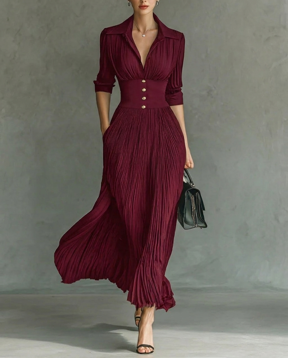 - Chic Fitted Waist Dress