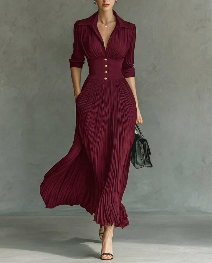 - Chic Fitted Waist Dress