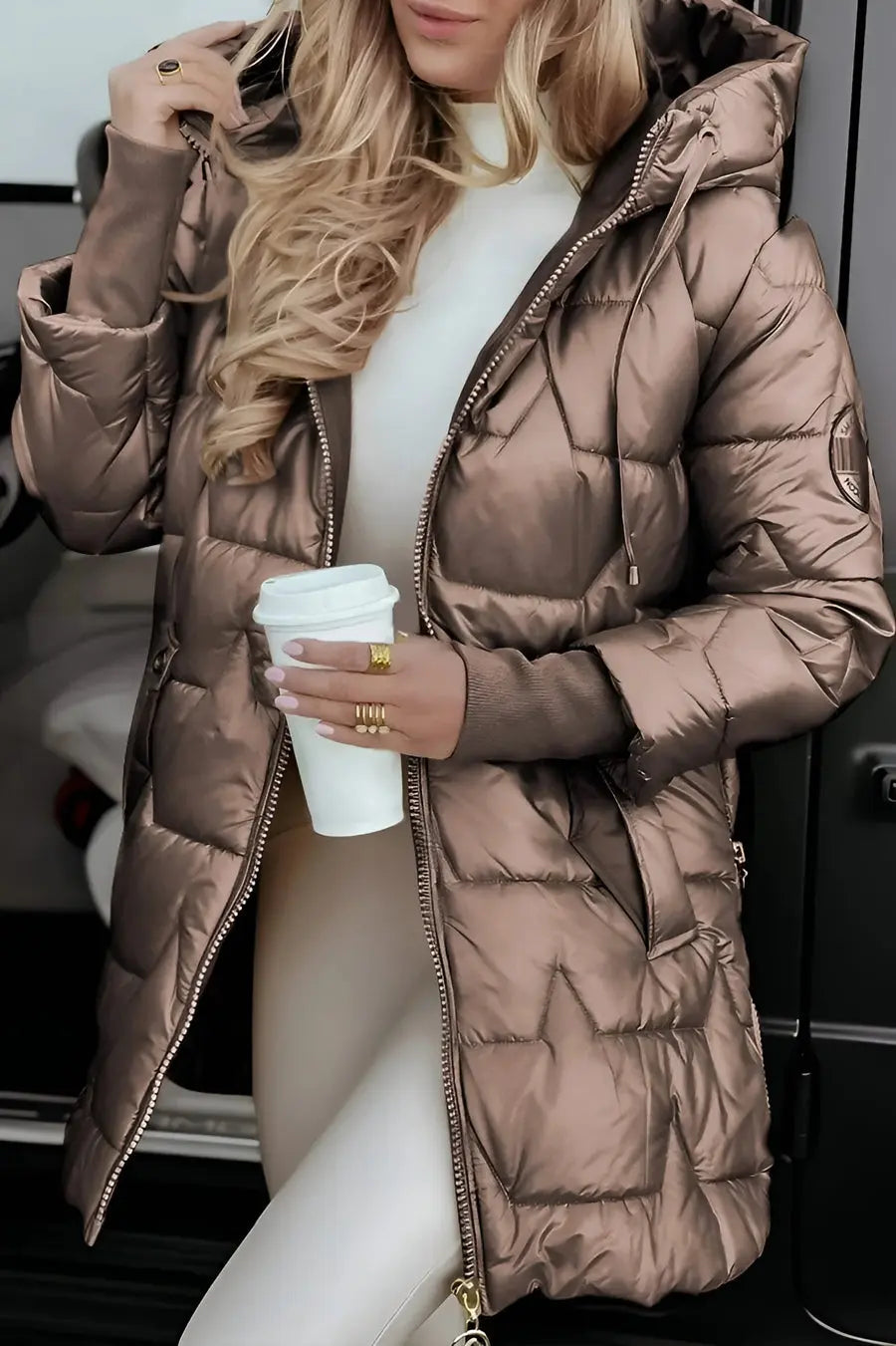 C&amp;M® | Long Quilted Jacket