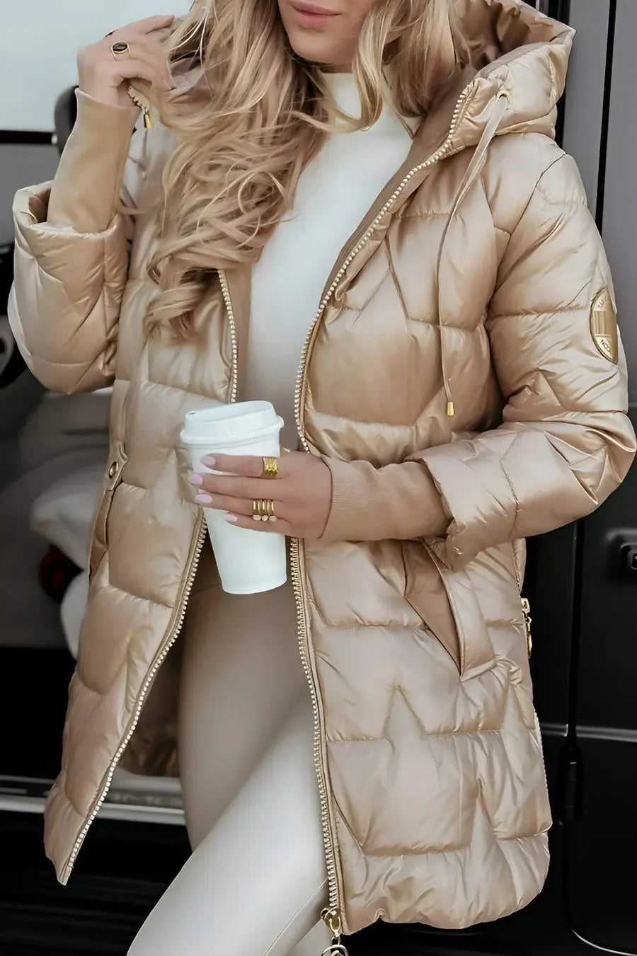 C&amp;M® | Long Quilted Jacket