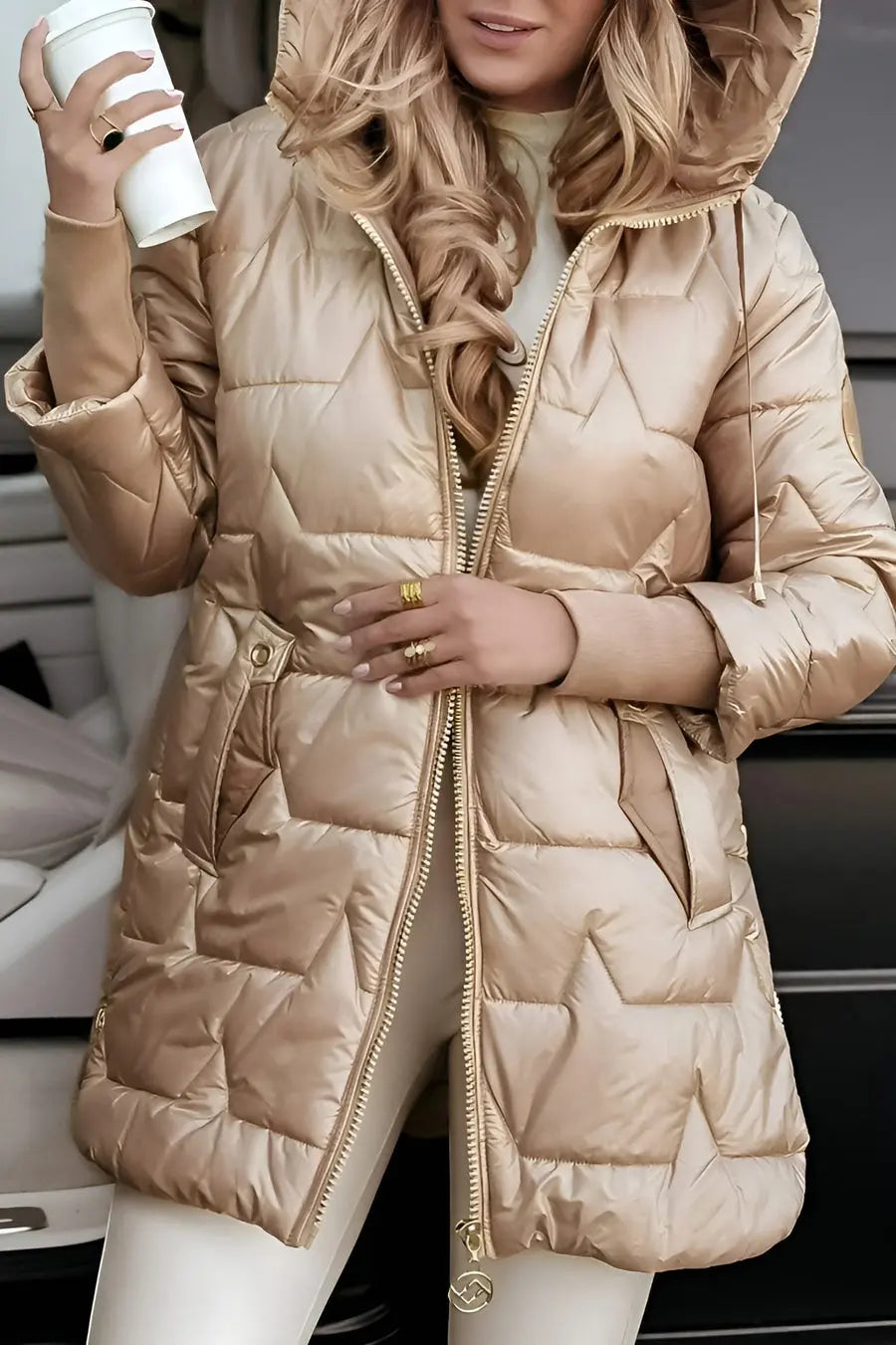 C&amp;M® | Long Quilted Jacket