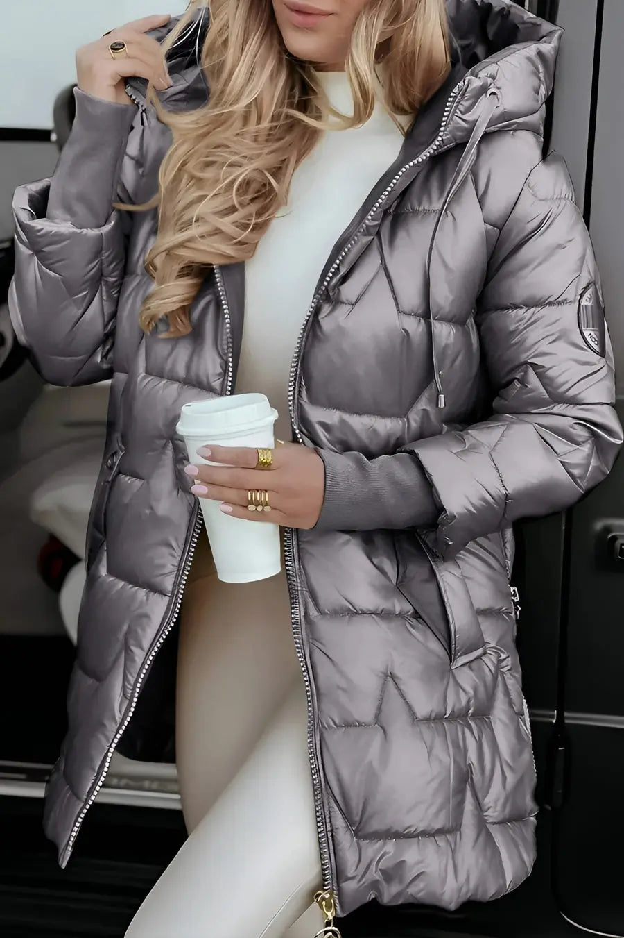 C&amp;M® | Long Quilted Jacket