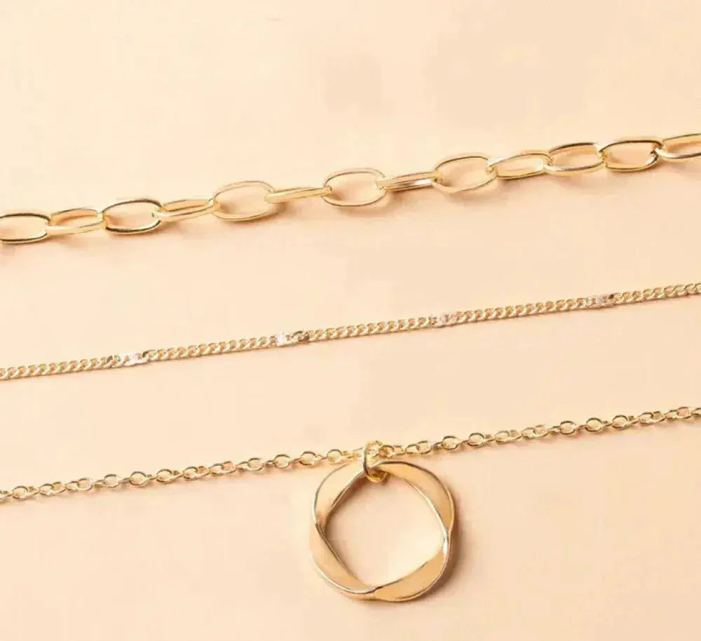 Marcelline | Vintage Gold Layered Necklace
